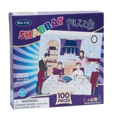 Puzzle 100 pièces "Dîner de Shabbat" 6 ans +