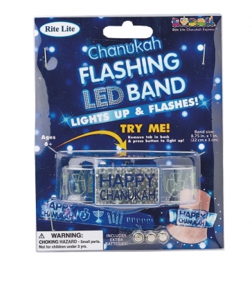 Bracelet LED "Happy Chanukah"