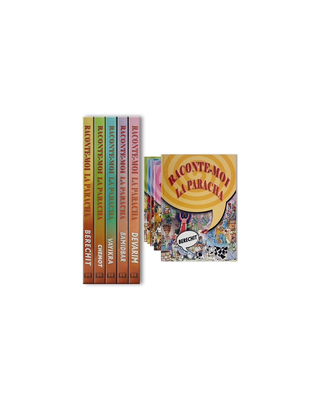 Coffret Raconte moi la Paracha - 5 Volumes