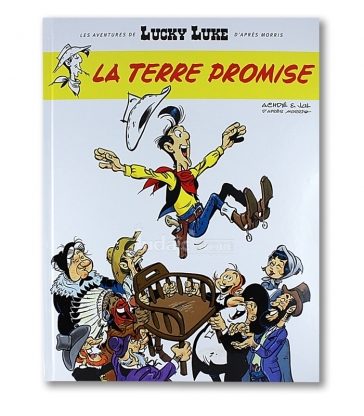 LA TERRE PROMISE ,LES AVENTURES DE LUCKY LUKE