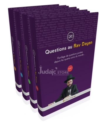 Coffret "Questions au Rav Dayan" (4 tomes)