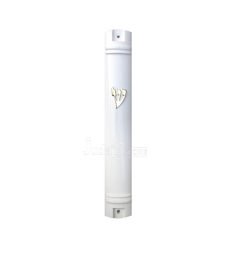 Boitier de Mézouza blanc 12 cm