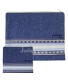 Pochette Talit & Téfiline Bleue 29x36cm