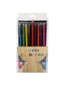 MENORAH BOIS AVEC CRAYONS