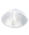 Kippah Satin Blanche