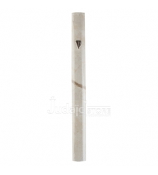 Mezouza en Aluminium 10cm - Marbre Blanc Cassé