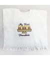 "My First Hanukkah Bib" avec fermeture velcro / pression