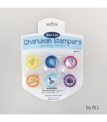 Ensemble de 6 tampons de 'Hanoucca