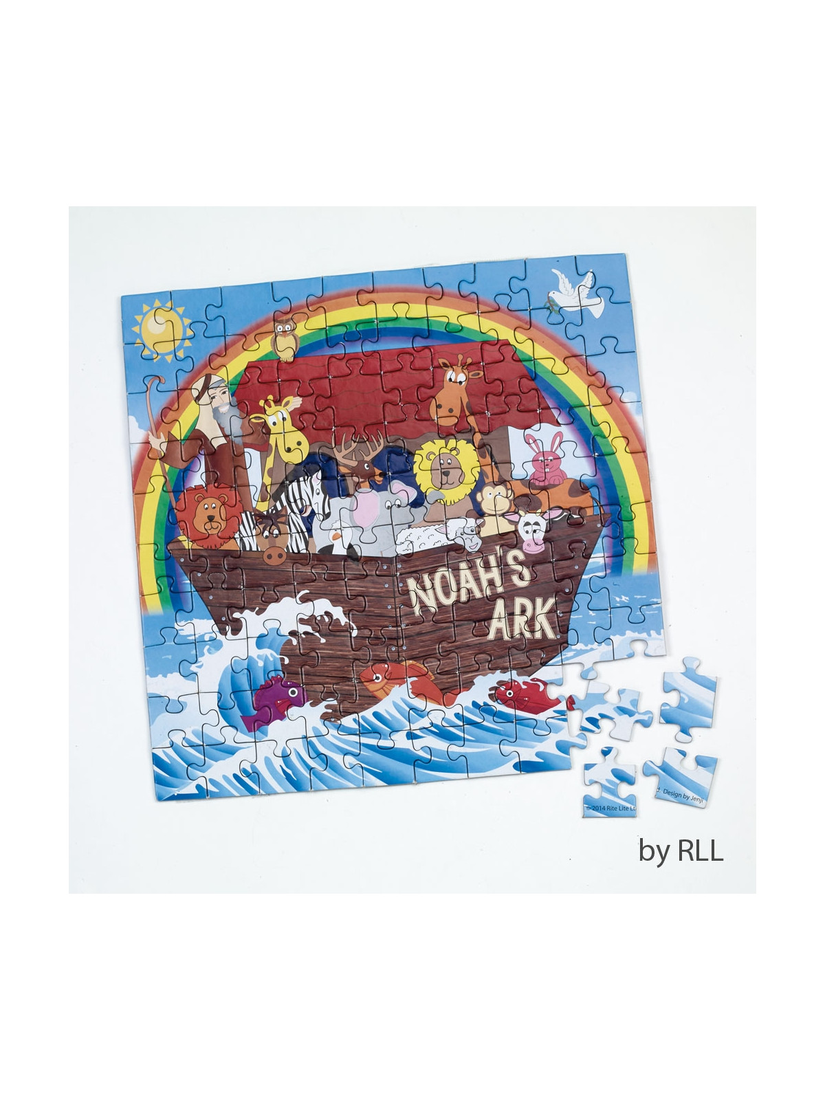 Puzzle de 100 pièces de l'arche de Noé