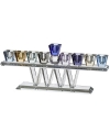 Cristal Menorah 28 * 12cm - Coloré