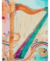 Harpe du roi David – peinture par numéros Tikva tsadik