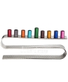 Hanoukia aluminium et branches multicolores