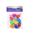 Pack de 10 toupies colorés