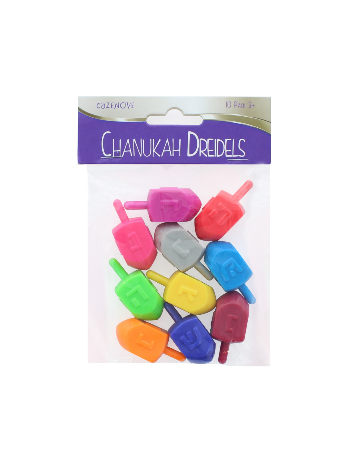 Pack de 10 toupies colorés