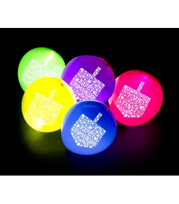 Ballons lumineux de Hanoucca