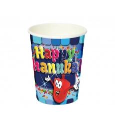 Gobelets en papier de 'Hanoucca