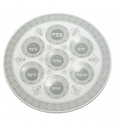 PLATEAU DU SEDER EN VERRE