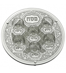PLATEAU DU SEDER EN CRISTAL
