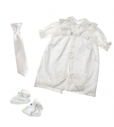 TENUE BRIT MILA EVC CRAVATE BLANCHE ET CHAUSSETTES