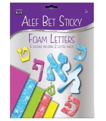 Lettres en mousse Alef Bet
