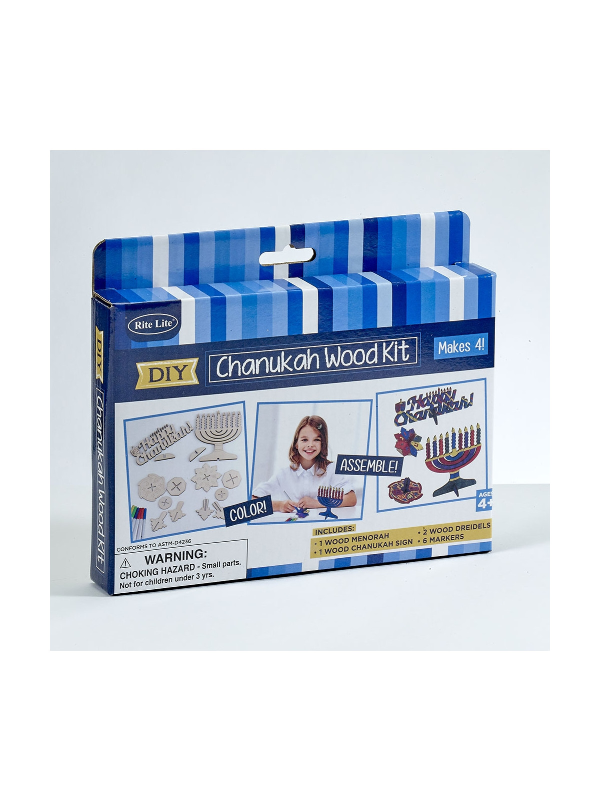 Kit de bricolage en bois de 'Hanoukka