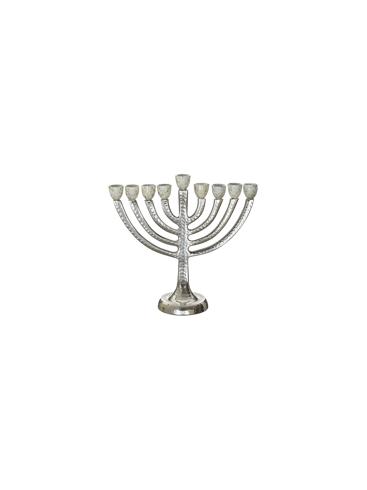 Hanoukia en aluminium martelé