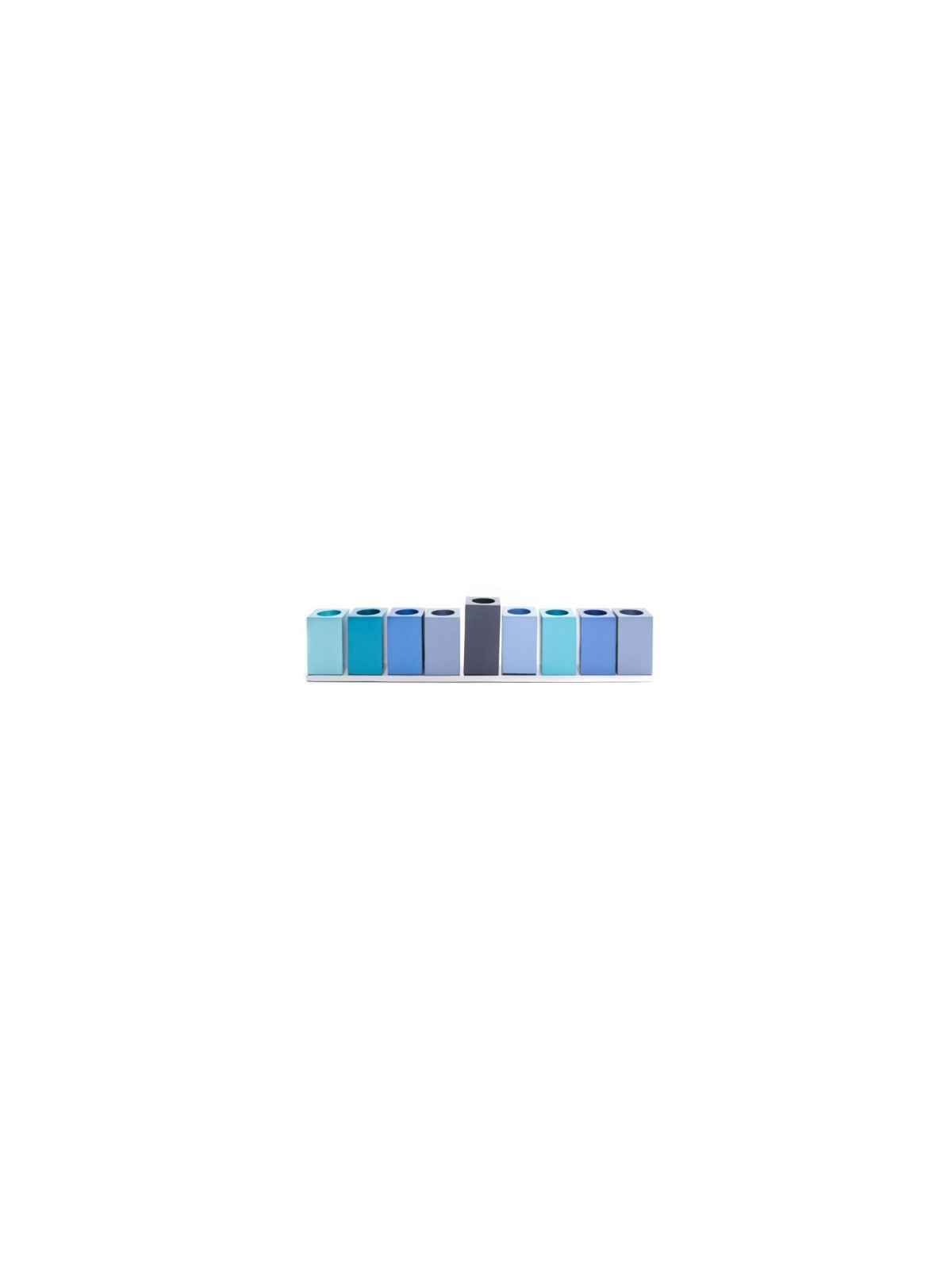 HANOUKIA - CUBES - BLEUE