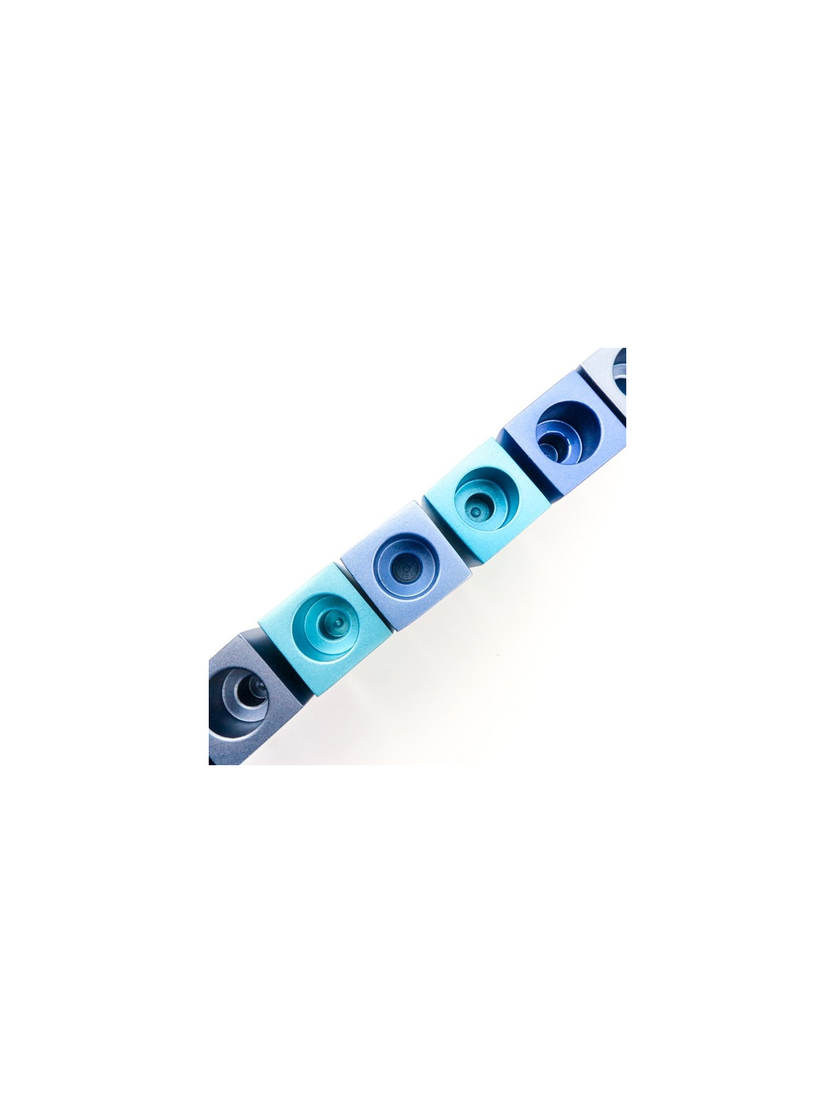 HANOUKIA - CUBES - BLEUE