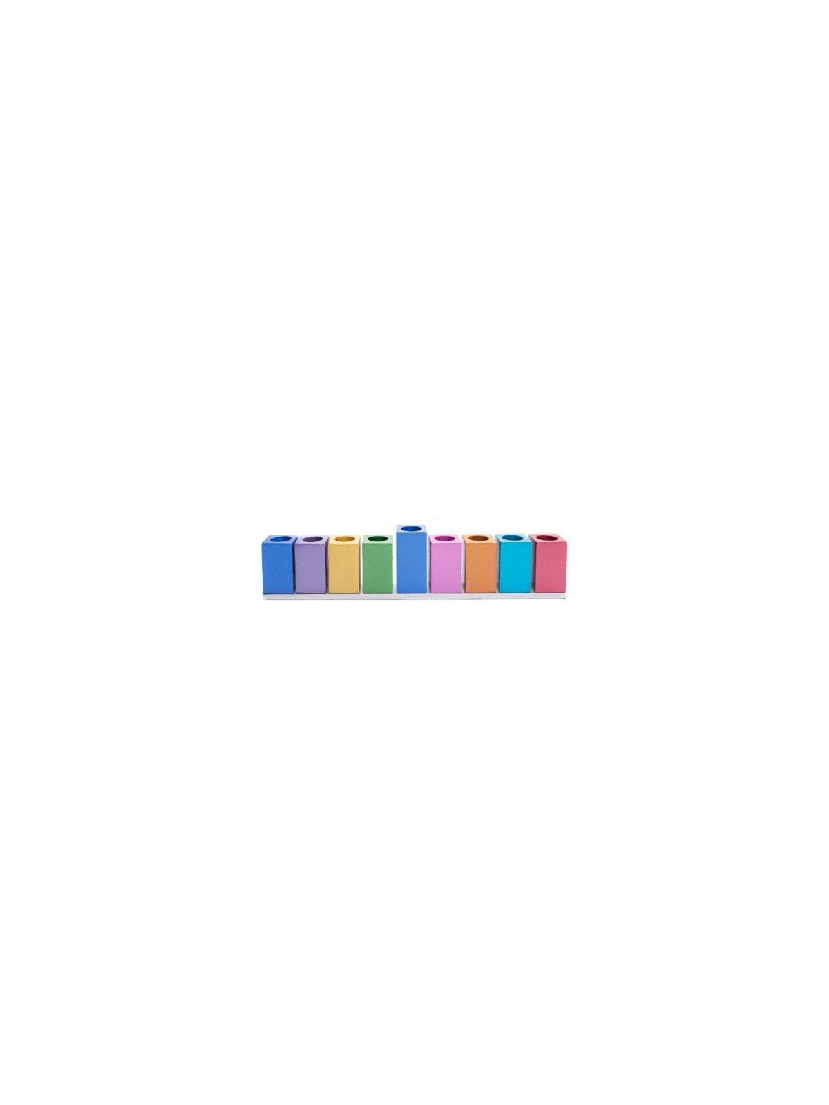 HANOUKIA - CUBES - BLEUE
