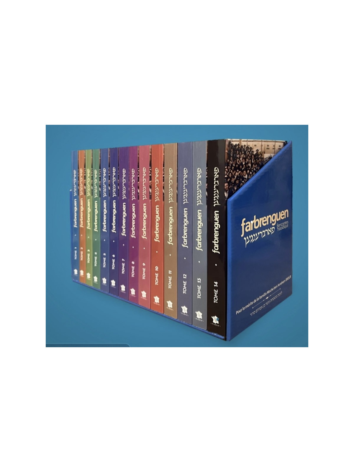 SERIE FARBRENGUEN RENCONTRE HASSIDIQUE 14 VOLUMES