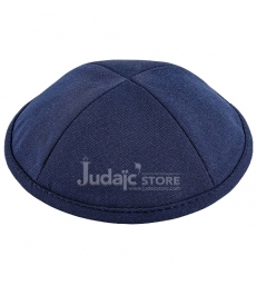 KIPPAH TISSU BLEU 20 CM
