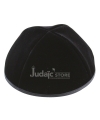 KIPPAH VELOUR NOIR TAILLE 7  23 CM