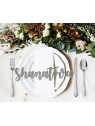 DECORATION DE TABLE ROSH HASHANAH ARGENT