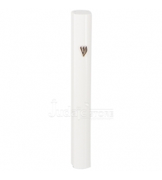 MEZOUZA EN METAL BLANC