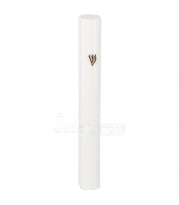 MEZOUZA EN METAL BLANC
