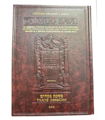  ARTSCROLL - PESSAHIM GRAND FORMAT TOME 3 