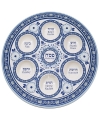 Plateau bleu de Seder de Pessah