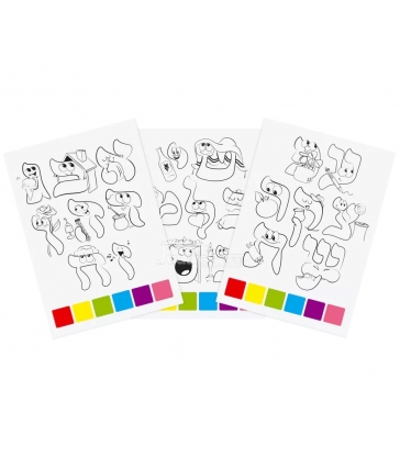  Alef Bet Magic Feuilles de peinture