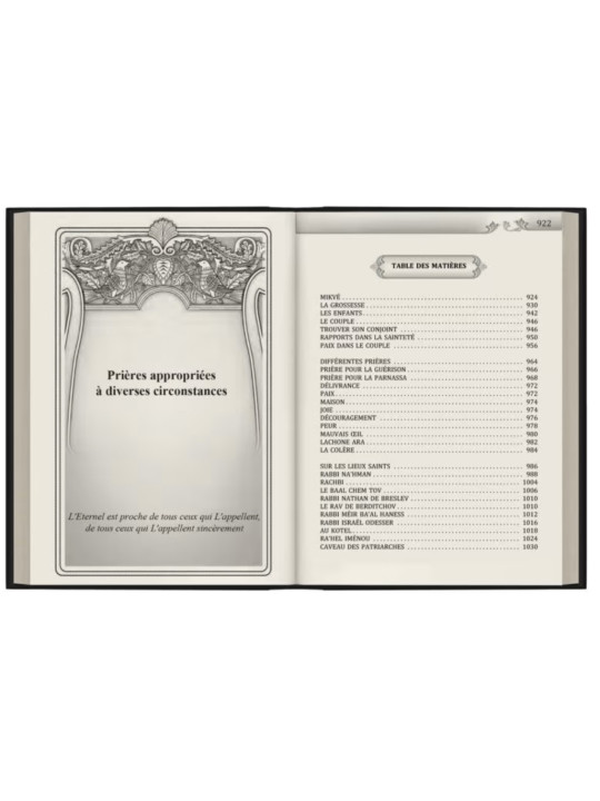 Sidour Échet Hayïl de Rabénou – (Pour Femmes)