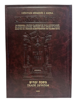 Artscroll - Zevahim 2 Grand format