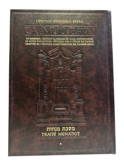 Artscroll - Menahot Tome 1 Grand Format