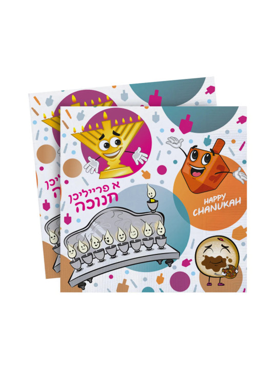 Serviettes en papier Hanoucca