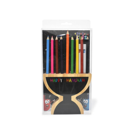 Porte-crayons Hanoukia en bois