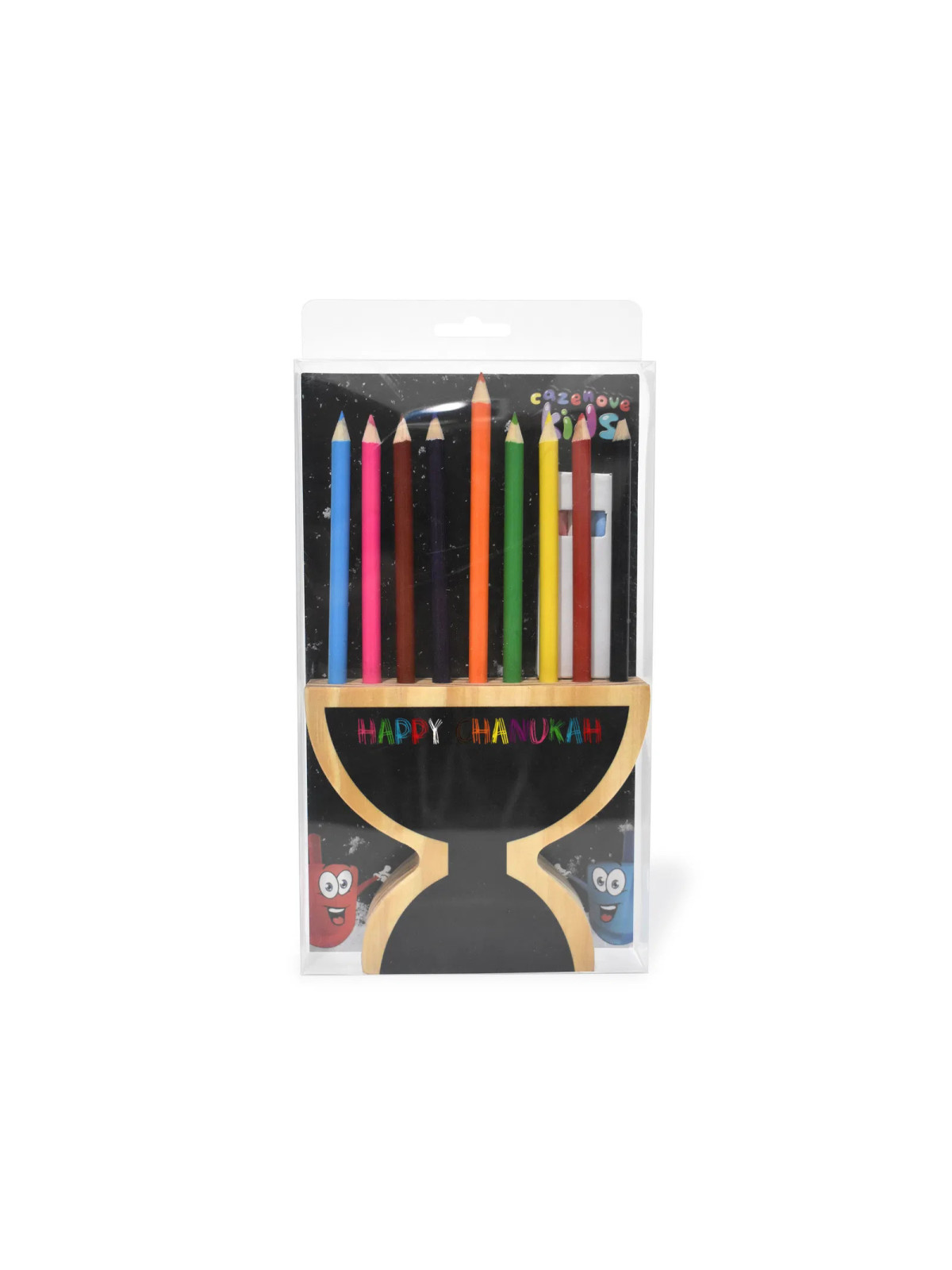 Porte-crayons Hanoukia en bois