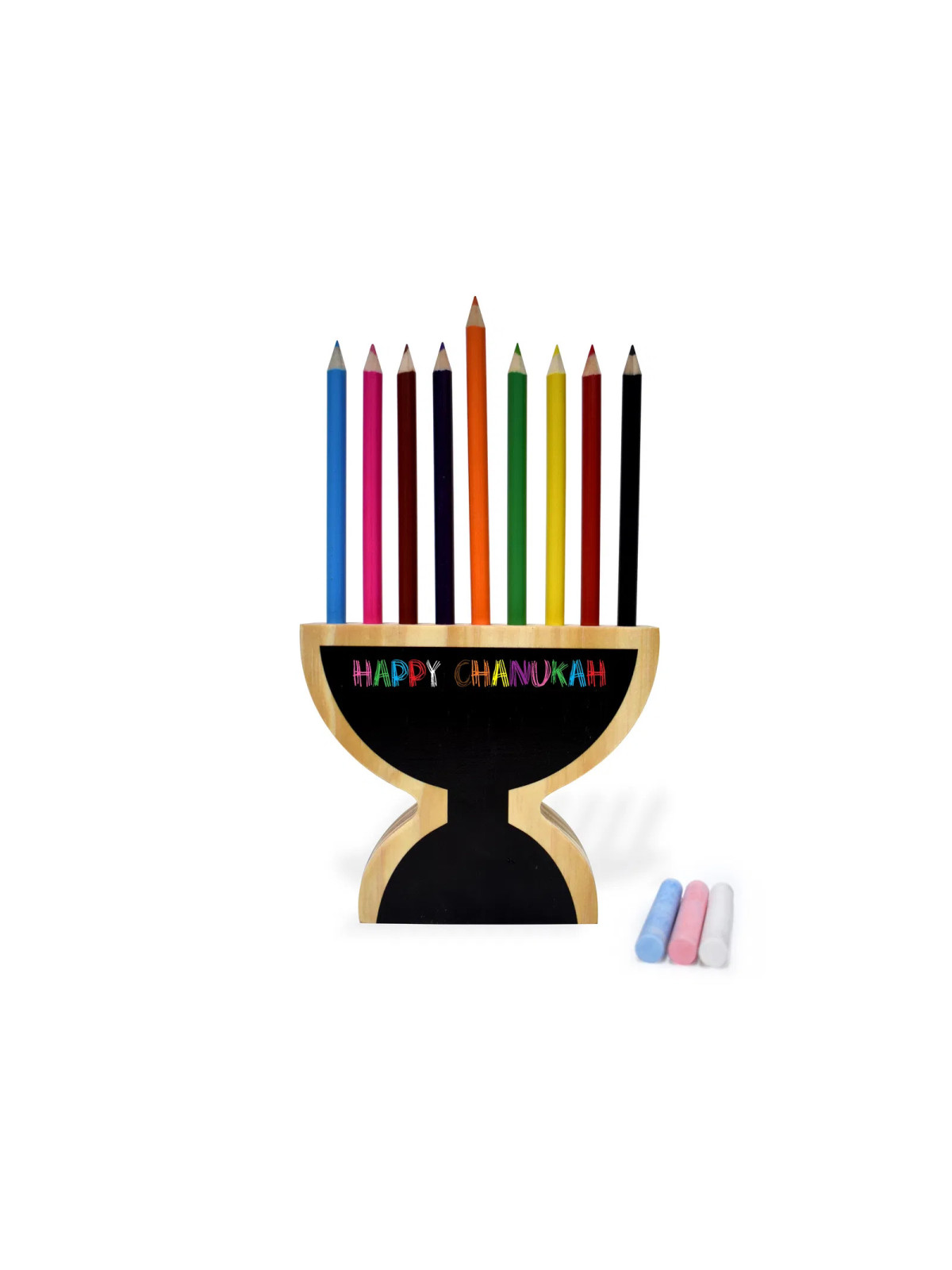 Porte-crayons Hanoukia en bois