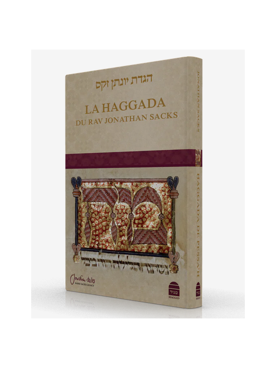 Hagadah de Pessah - Rav SacksHaggada de Jonathan Sacks - Avec essais, Couverture rigide Hébreu/Français
