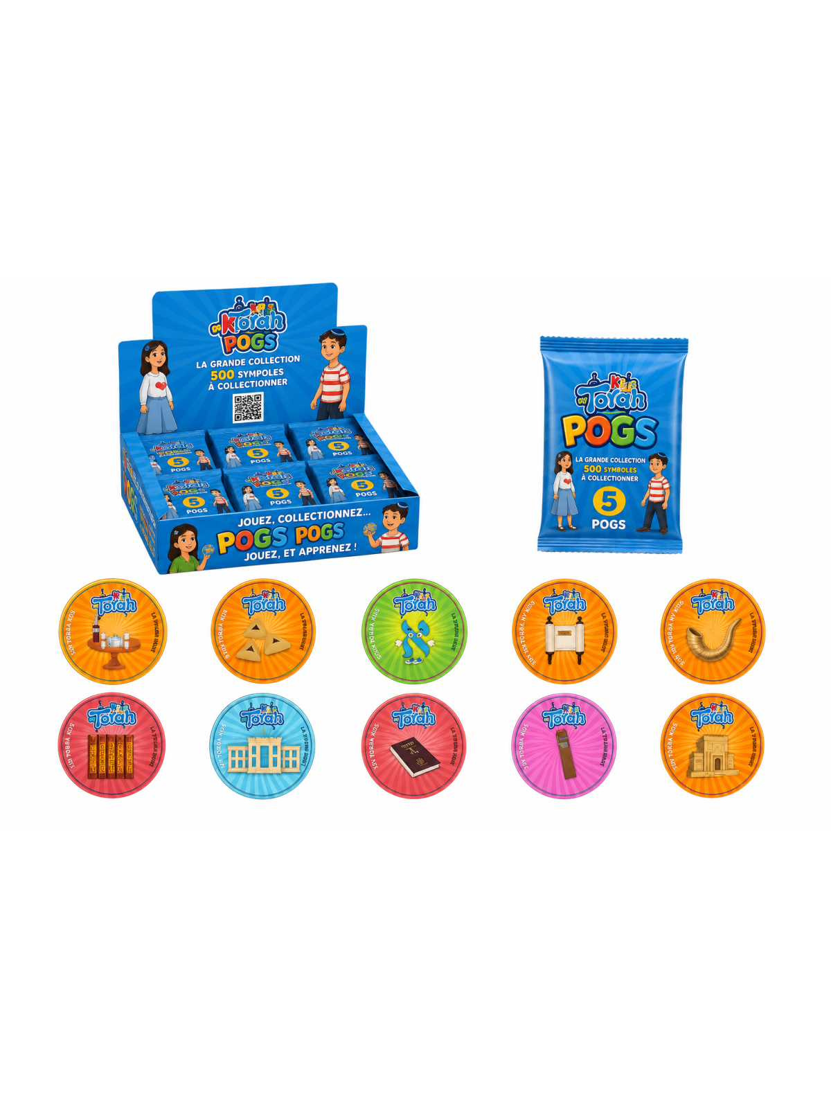 Torah Kids Pogs