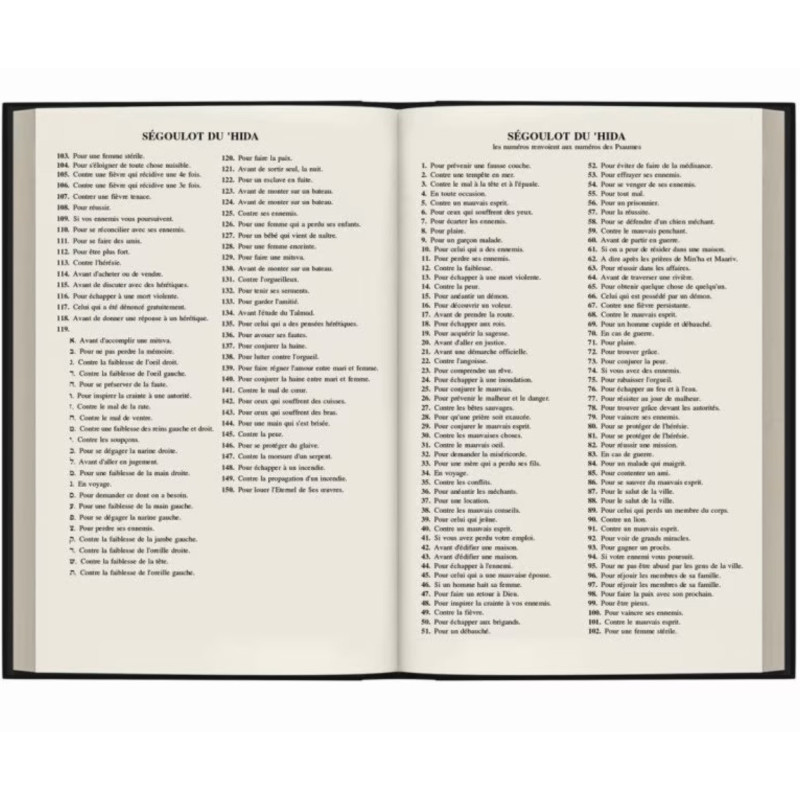 Téhilim de Rabénou Hébreu-Phonétique – Petit Format NOIR
