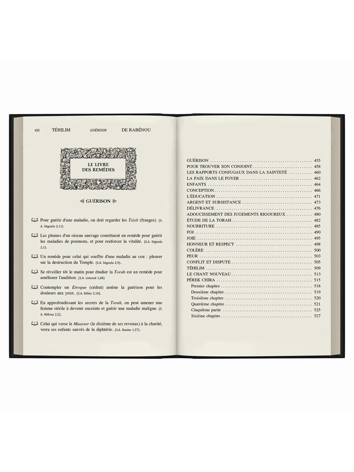 Téhilim de Rabénou Hébreu-Phonétique – Format Moyen — Creme